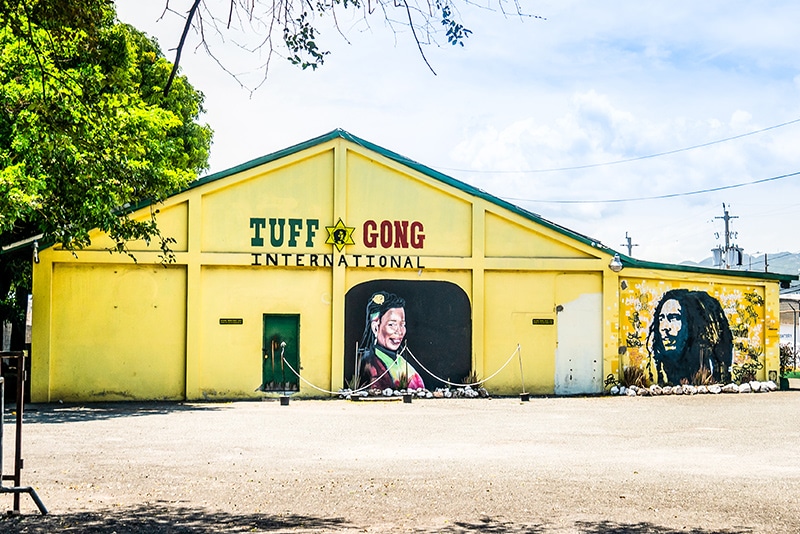 Tuff Gong Studio exterior Kingston, Jamaica