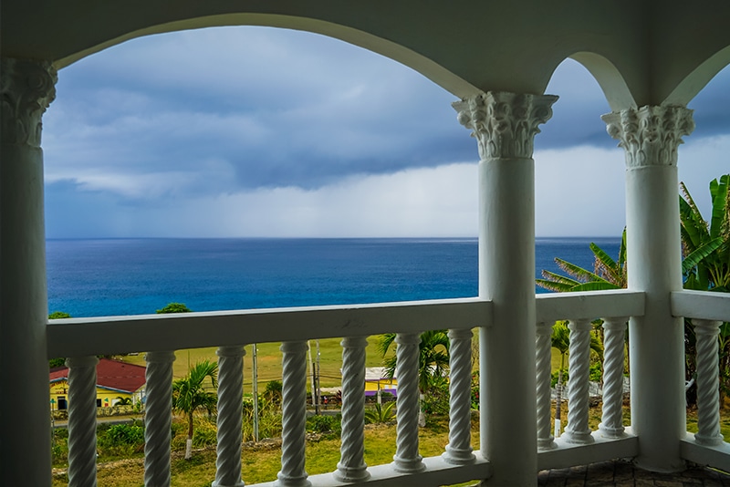 Balcony at Villa Juanita Jamaica